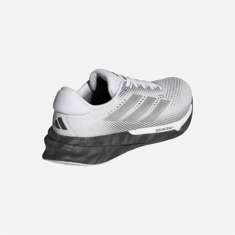 adidas Heren Supernova Stride 2 Neutrale Hardloopschoenen Footwear White/Silver Metallic/Core Black - Afbeelding 3