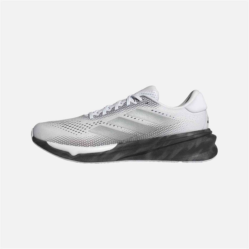 adidas Heren Supernova Stride 2 Neutrale Hardloopschoenen Footwear White/Silver Metallic/Core Black - Afbeelding 5