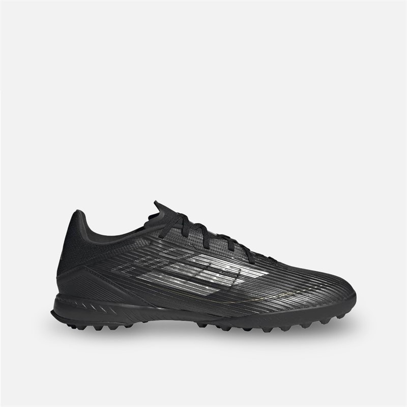 adidas Heren F50 League Dark Spark Pack TF Astro Fußballschuhe Core Black/Iron Metallic/Gold Metallic