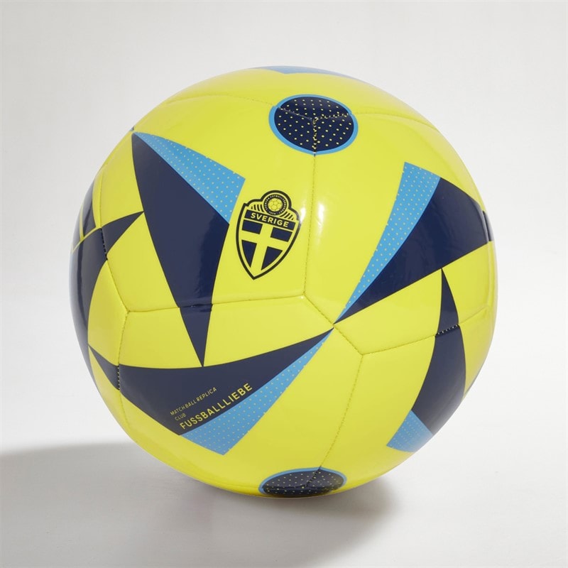 adidas Homme SVFF Sverige Club Entraînement Football Bright Yellow/Navy Blue/Pulse Blue - Image 2
