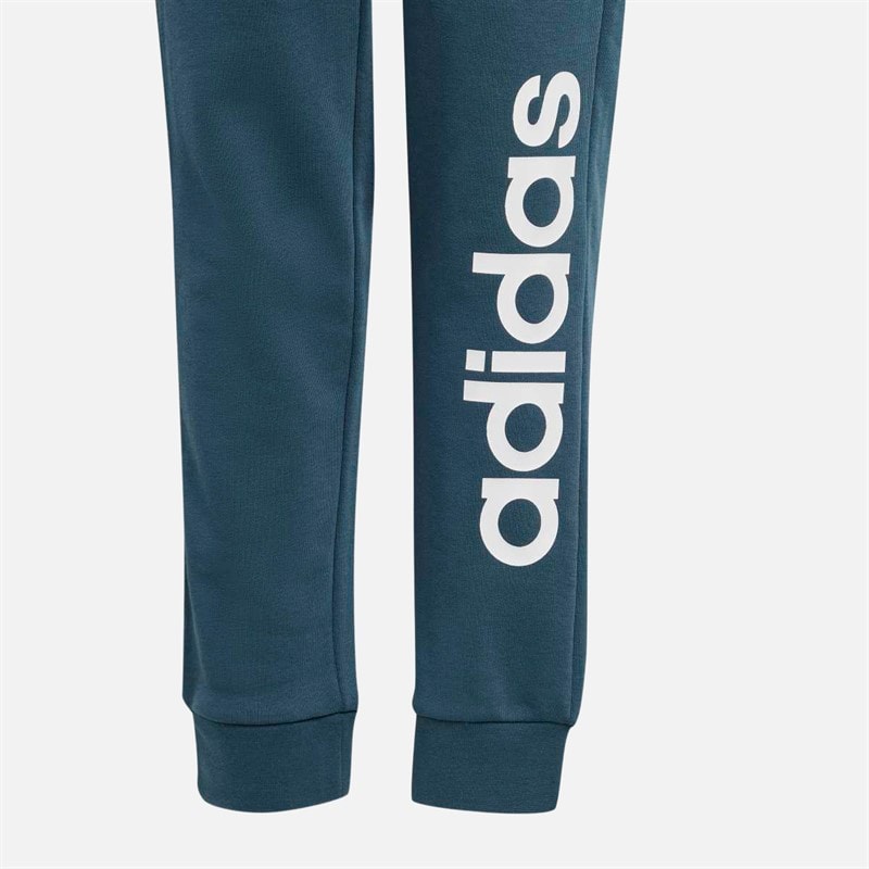 adidas Meisjes Essentials Lineaire Logo Katoenen Broek Arctic Night/Wit - Afbeelding 4