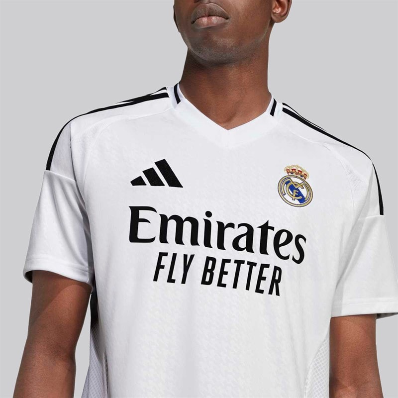 adidas Herren RMCF Real Madrid 24/25 Heimtrikot Weiß - Bild 3