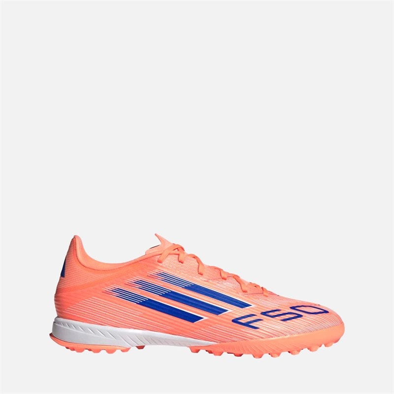 adidas Heren F50 League TF Kunstgras Voetbalschoenen Beam Orange/Lucid Blue/Cloud White - Afbeelding 1