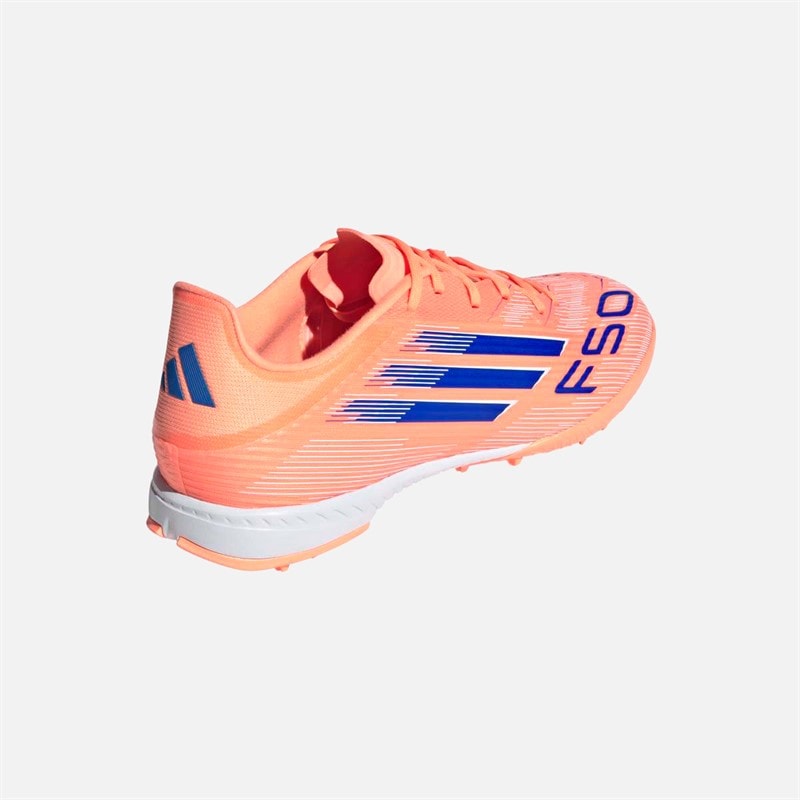 adidas Heren F50 League TF Kunstgras Voetbalschoenen Beam Orange/Lucid Blue/Cloud White - Afbeelding 3
