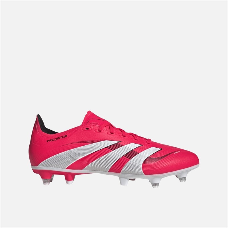 adidas Heren Predator League SG Soft Ground Voetbalschoenen Lucid Red/Cloud White/Core Black