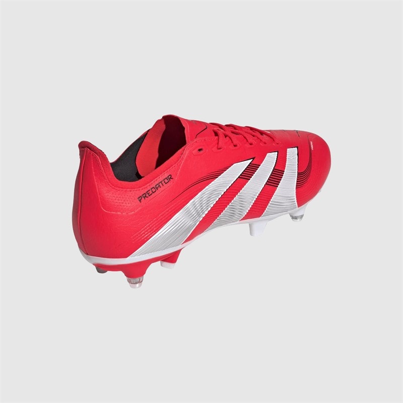 adidas Herren Predator League SG Kunstrasen Fussballschuhe Lucid Red/Cloud White/Core Black - Bild 3