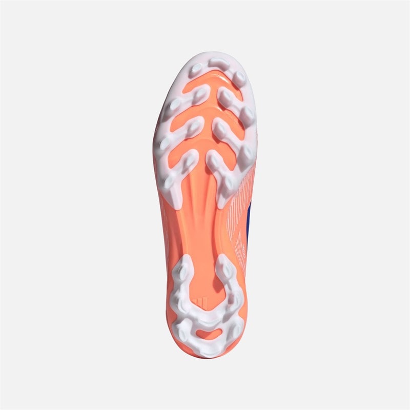 adidas Heren F50 League AG Kunstgras Voetbalschoenen Beam Oranje/Lucid Blauw /Cloud Wit Beam Orange/Lucid Blue/Cloud White - Afbeelding 2