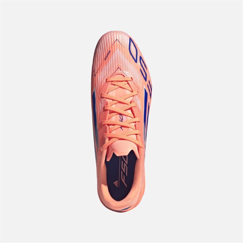 adidas Heren F50 League AG Kunstgras Voetbalschoenen Beam Oranje/Lucid Blauw /Cloud Wit Beam Orange/Lucid Blue/Cloud White - Afbeelding 4