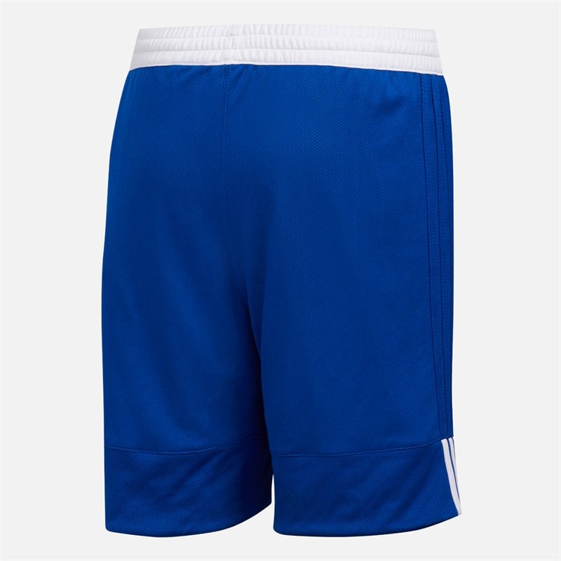 adidas Kinderen 3G Snelheid Omkeerbare Basketbal Broek Collegiate Royal/Wit - Afbeelding 2