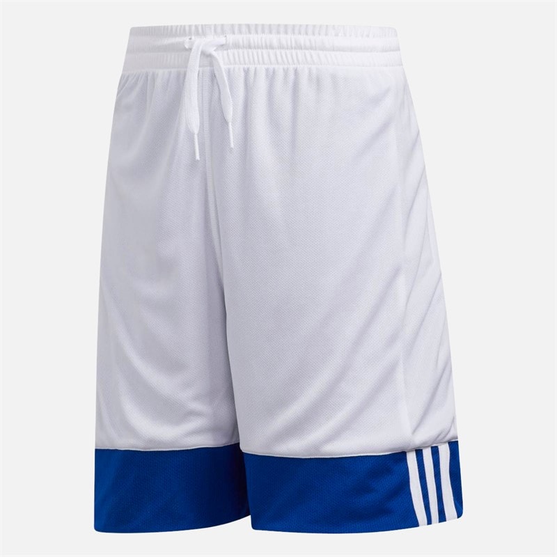 adidas Kinderen 3G Snelheid Omkeerbare Basketbal Broek Collegiate Royal/Wit - Afbeelding 3