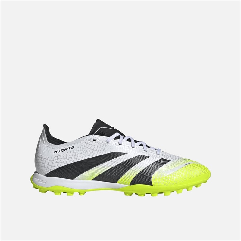 adidas Heren Predator League TF Astro Voetbalschoenen Cloud White/Core Black/Lucid Lemon