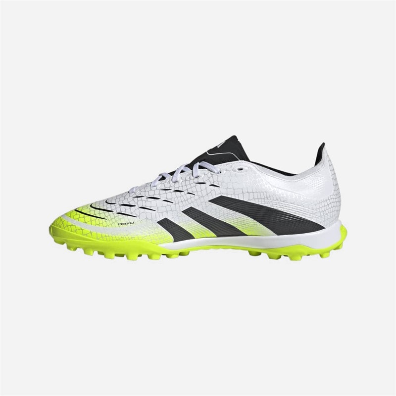 adidas Heren Predator League TF Astro Voetbalschoenen Cloud White/Core Black/Lucid Lemon - Afbeelding 5