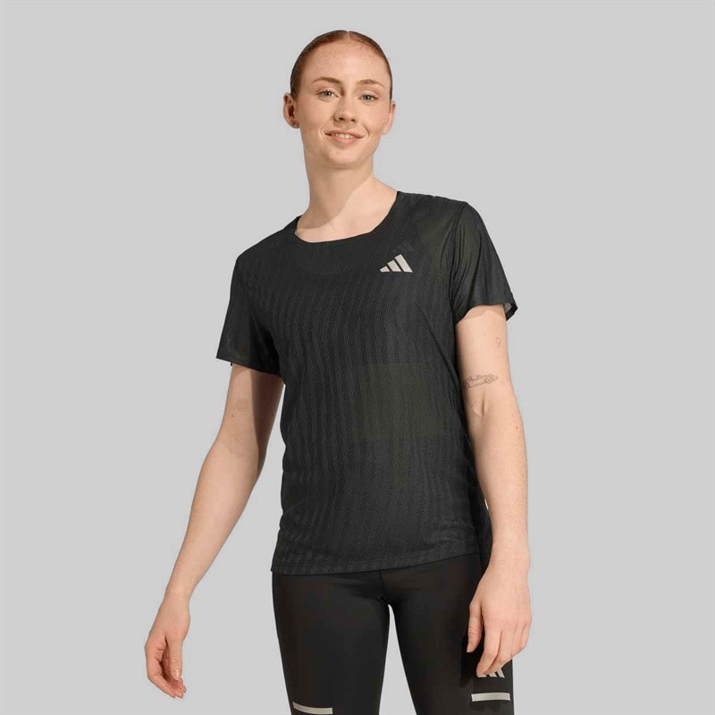 adidas Dames Adi365 Climacool+ Hardloop T-shirt Zwart/Grey Six