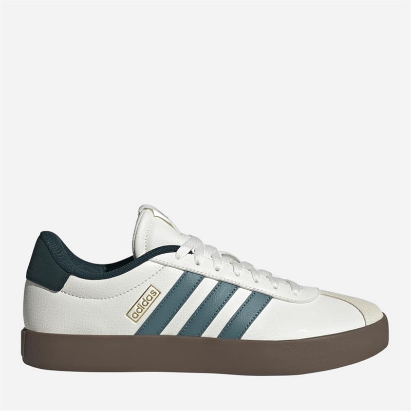 adidas Herren VL Court 3.0 Sneaker Core White/Preloved Teal/Aurora Ivy