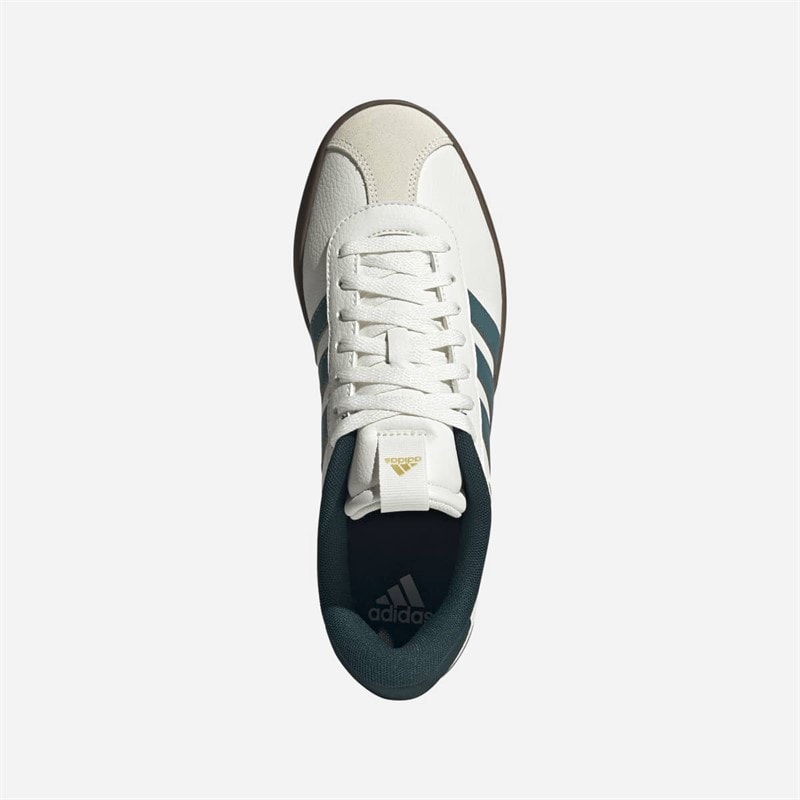 adidas Herren VL Court 3.0 Sneaker Core White/Preloved Teal/Aurora Ivy - Bild 4