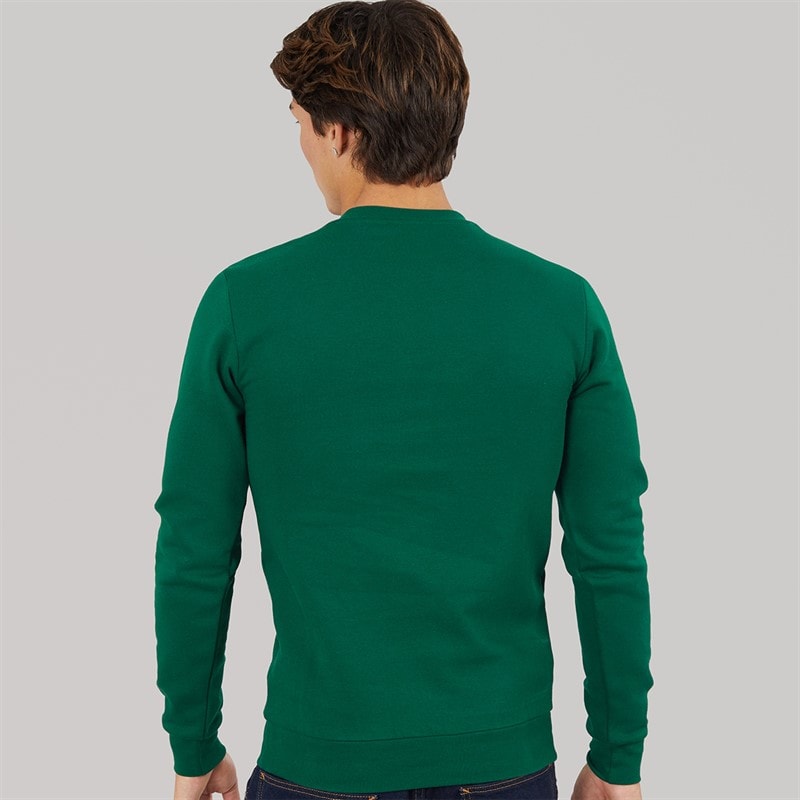 adidas Herren Essentials Rundhals Sweatshirt Collegiate Green - Bild 2