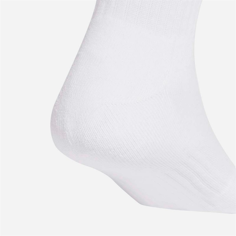 adidas Chaussettes de course BMW Berlin Marathon 2025 par trois équipage Blanc/Halo Silver/Collegiate Navy - Image 4