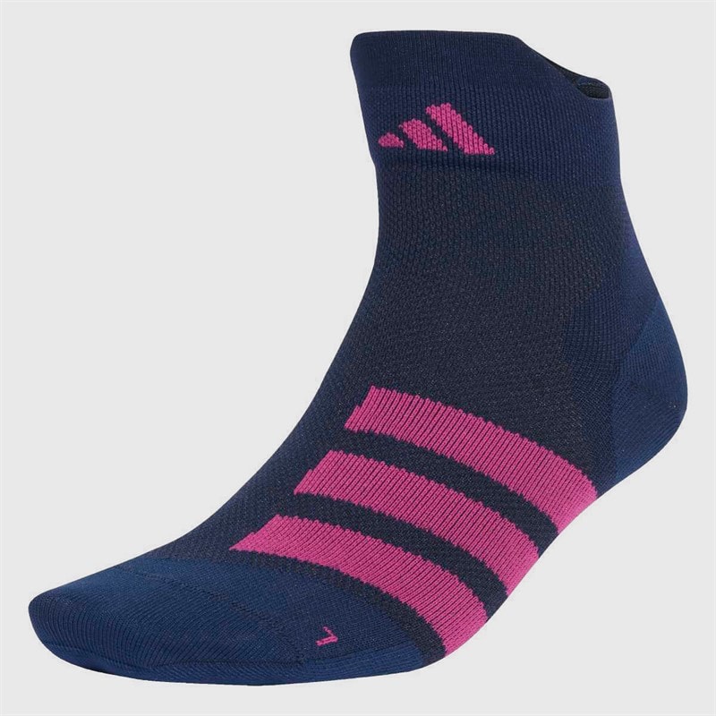 adidas Chaussettes de course BMW Berlin Marathon 2025 Colégiales Collegiate Navy/Semi Green Spark