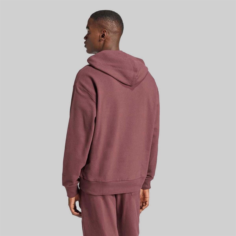 adidas Sweat à Capuche cloud Homme toutes saisons Aurora Ruby/Aurora Ruby - Image 2