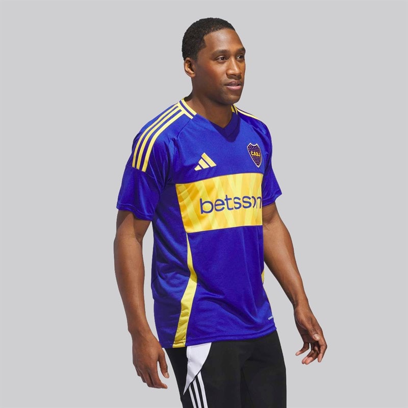 adidas Koszulka home Cabj Boca Juniors 24/25 dla niego kolor Semi Lucid Blue/Bold Gold – zdjęcie  5