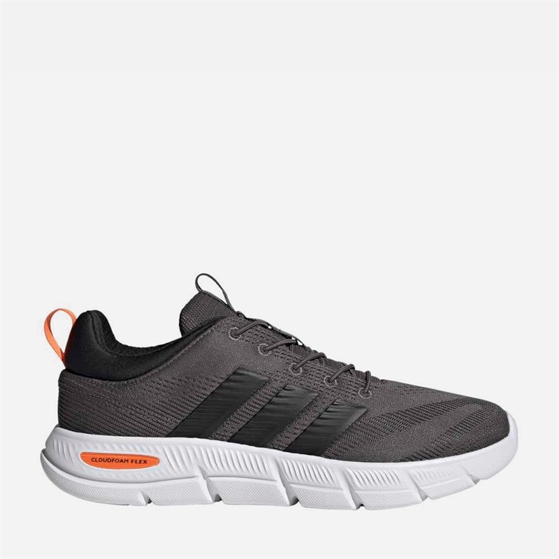 adidas Cloudfoam Flex Rapidfit sneakersy dla niego kolor Charcoal/Carbon/Lucid Orange