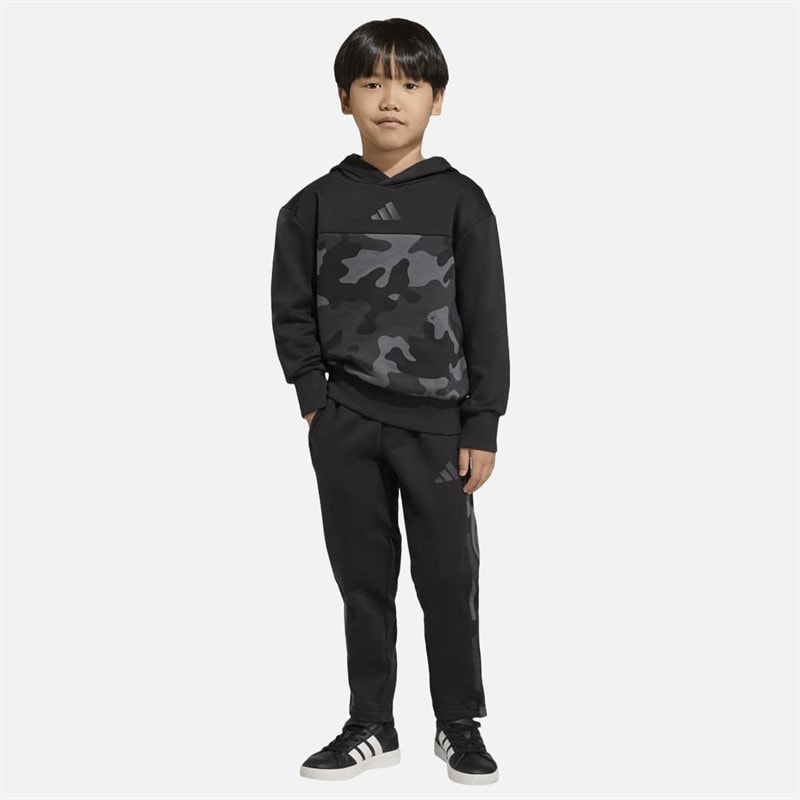 adidas Ensemble de sport saisonnier Enfant camouflage Noir/Carbon