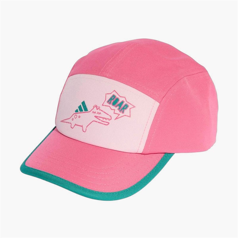 adidas Printed czapka dla dziewczynki kolor Pink Fusion/Pure Teal/Clear Pink