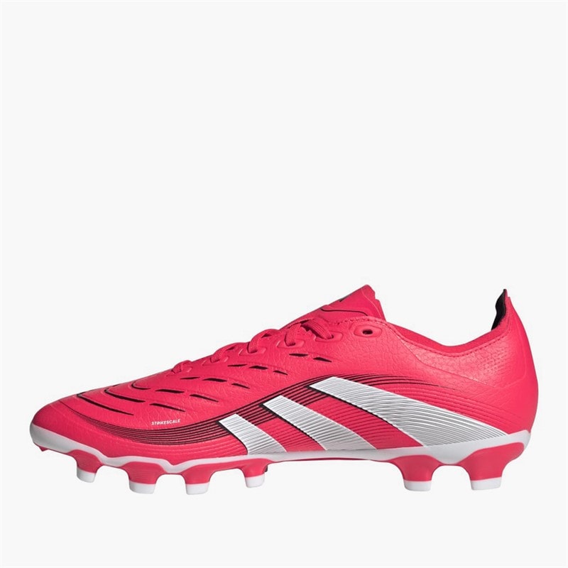 adidas Chaussures de Football Homme Predator League Pure Victory Pack MG Multi Ground Lucid Red/Blanc/Noir - Image 5
