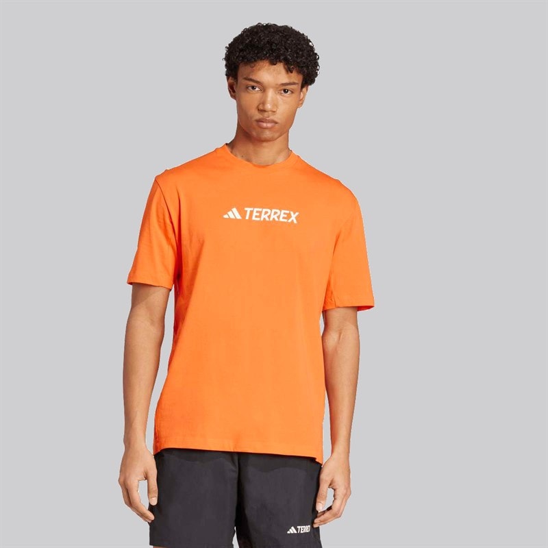 adidas T-shirt classique à logo Terrex Homme Semi Impact Orange