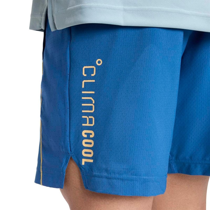adidas Shorts d'entraînement Climacool Tech Homme Dusky Petrol/Semi Ice Tangerine/Reflective Silver - Image 3