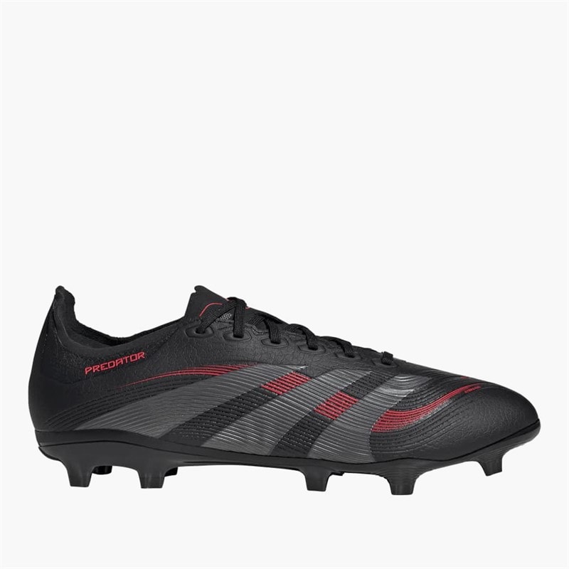 adidas Herren Predator League Stealth Victory Pack FG/MG Fußballschuhe festen/multi Untergrund Core Black/Grey Four/Lucid Red