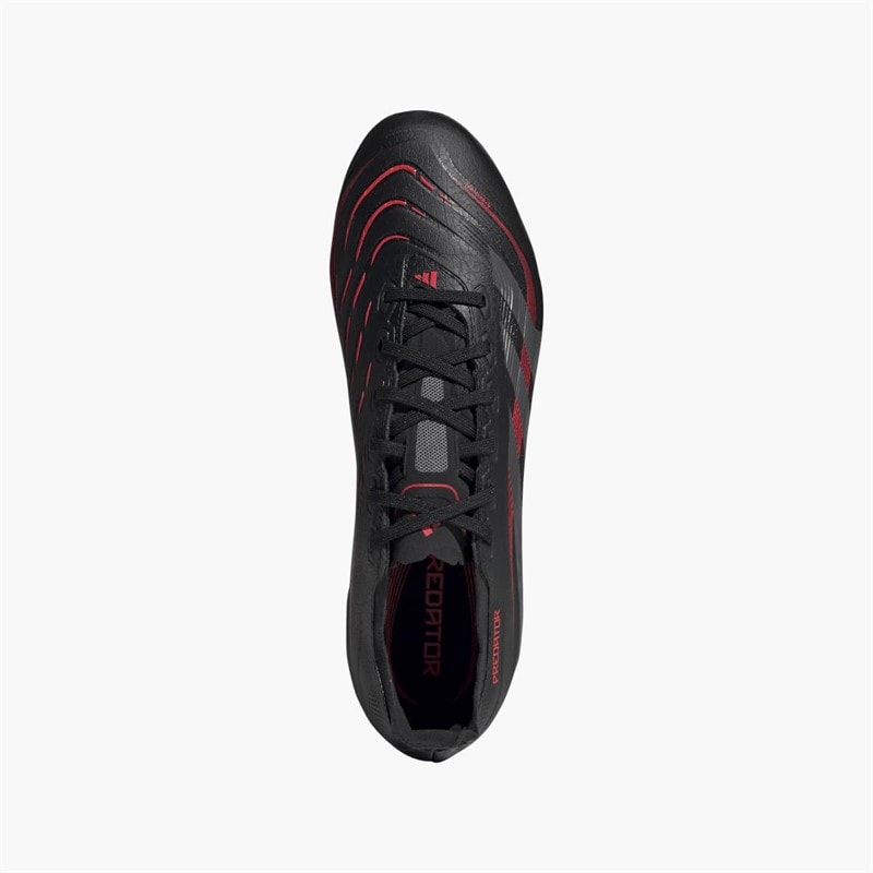 adidas Herren Predator League Stealth Victory Pack FG/MG Fußballschuhe festen/multi Untergrund Core Black/Grey Four/Lucid Red - Bild 4