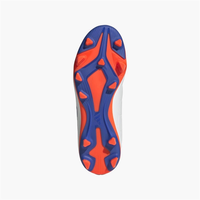adidas Bottes de football Junior Copa Pure 2 Club Advancement Pack FG terrain ferme Cloud White/Lucid Blue/Solar Red - Image 2