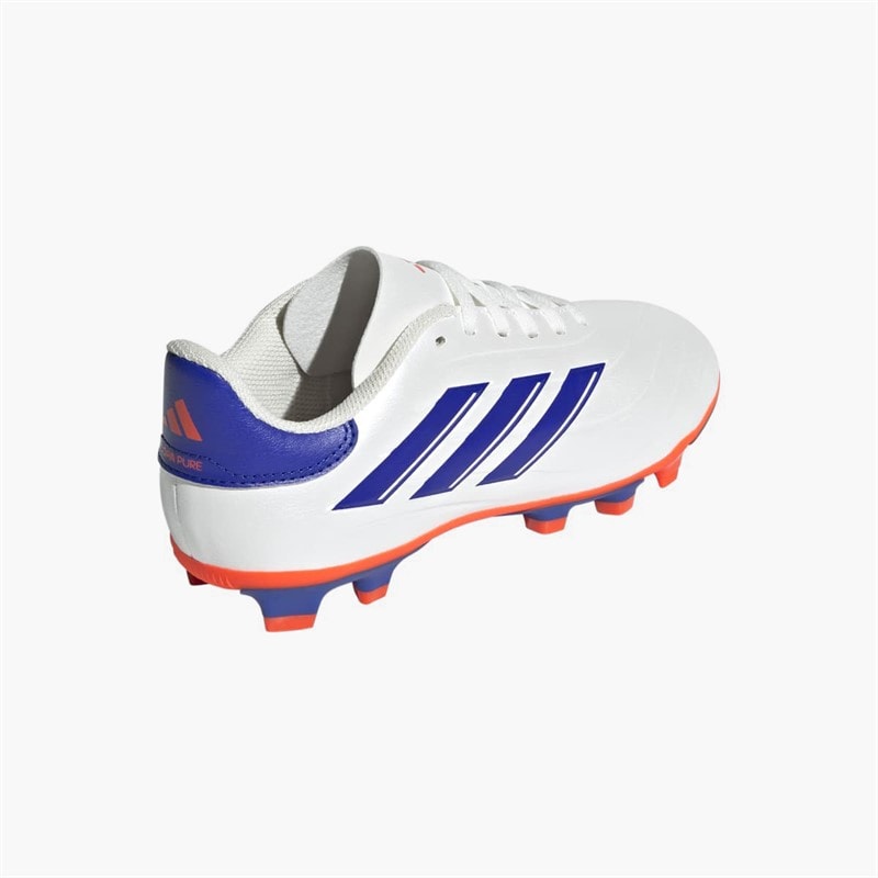 adidas Bottes de football Junior Copa Pure 2 Club Advancement Pack FG terrain ferme Cloud White/Lucid Blue/Solar Red - Image 3