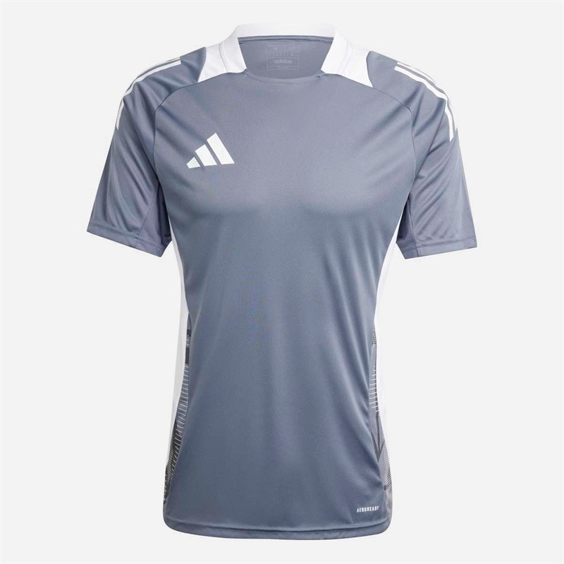 adidas Herren Tiro 24 Competition T Shirt Team Onix/Weiß