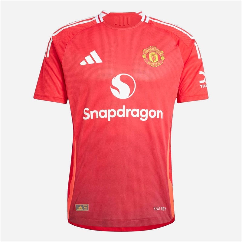 adidas Herren MUFC Manchester United 24/25 Heim Authentisches Trikot Mufc Red/Bright Red