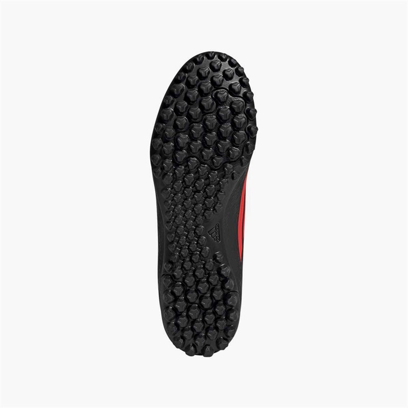 adidas Herren F50 Club Mittelhoher Schnitt Stealth Victory Pack Kunstrasen Fußballschuhe Core Black/Lucid Red/Schwarz - Bild 2