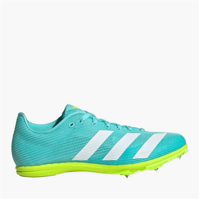 adidas Junior Adizero Allroundstar Lauf Spikes Flash Aqua/Cloud White/Lucid Lemon