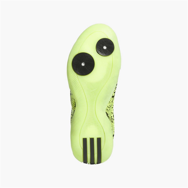 adidas Chaussures de Basketball Homme Harden Volume 9 'Peau de Serpent Solar Slime/Core Black/Solar Slime - Image 2