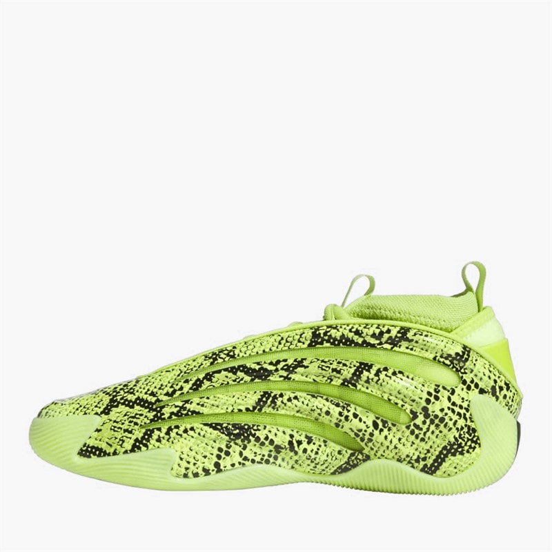 adidas Chaussures de Basketball Homme Harden Volume 9 'Peau de Serpent Solar Slime/Core Black/Solar Slime - Image 5