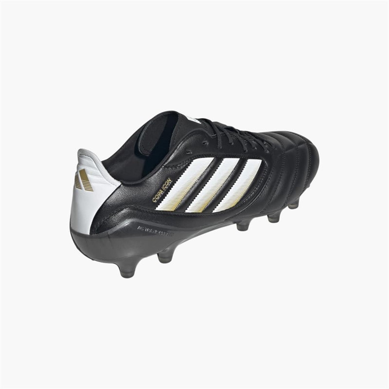 adidas Heren Copa Icon 2 Elite FG/AG Stevige/Kunstmatige Grond Voetbalschoenen Core Black/Cloud White/Gold Metallic - Afbeelding 3