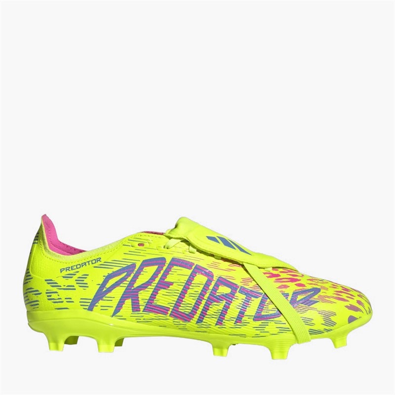 adidas Herren Predator League Zunge FG/MG fester/multiboden Fußballschuhe Lucid Lemon/Blue Fusion/Lucid Pink