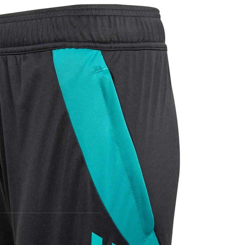adidas Szorty gimnastyczne Junior NZR All Blacks dla niego kolor All Black/Pure Teal – zdjęcie  5