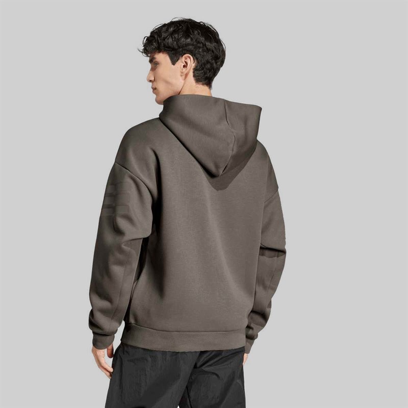 adidas Herren Future Icons 3 Streifen durchgehender Reißverschluss Hoodie Putty Beige - Bild 3