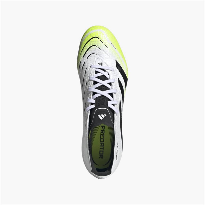 adidas Predator League MG Wielofunkcyjne buty piłkarskie dla niego kolor Cloud White/Core Black/Lucid Lemon – zdjęcie  4