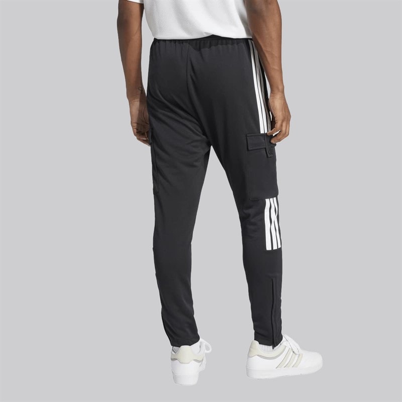 adidas Heren House Of Tiro Cargo Track Broek Zwart/Wit - Afbeelding 2