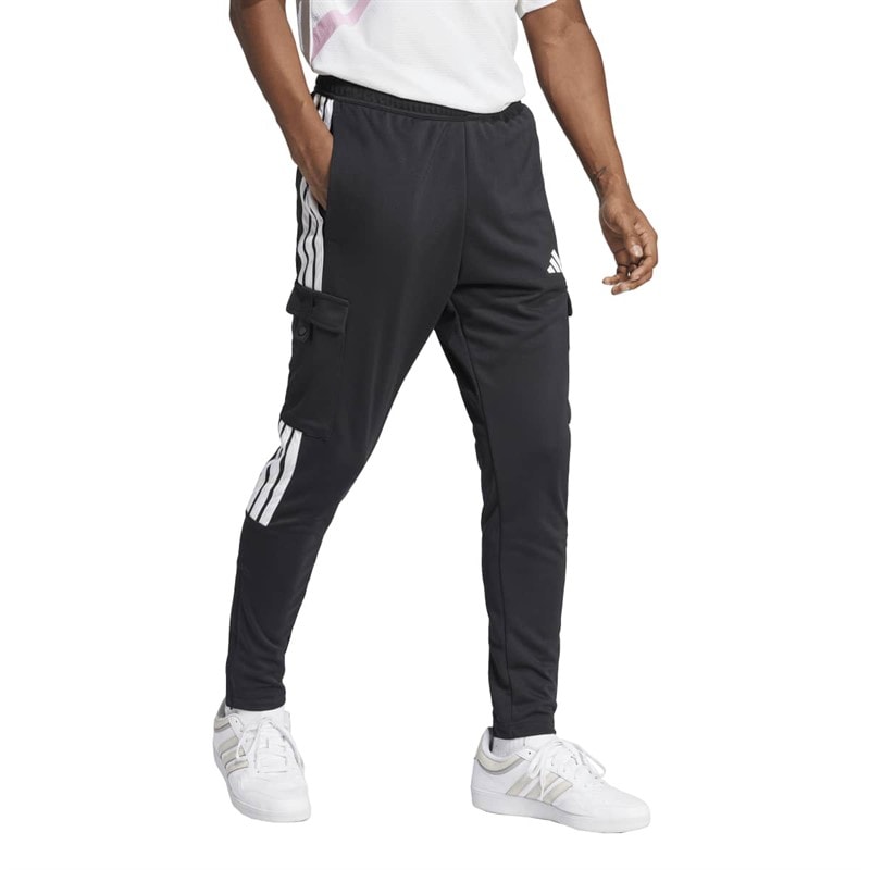 adidas Heren House Of Tiro Cargo Track Broek Zwart/Wit - Afbeelding 3
