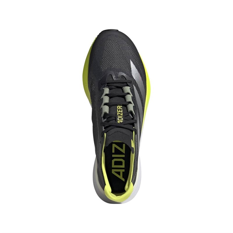 adidas Chaussures de course neutres Adizero Boston 12 Lightstrike Pro Homme Aurora Ink/Silver Metallic/Pulse Lime - Image 4