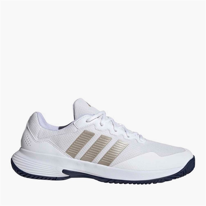 adidas Gamecourt 2 buty tenisowe dla niego kolor Cloud White/Cyber Metallic/Dark Blue