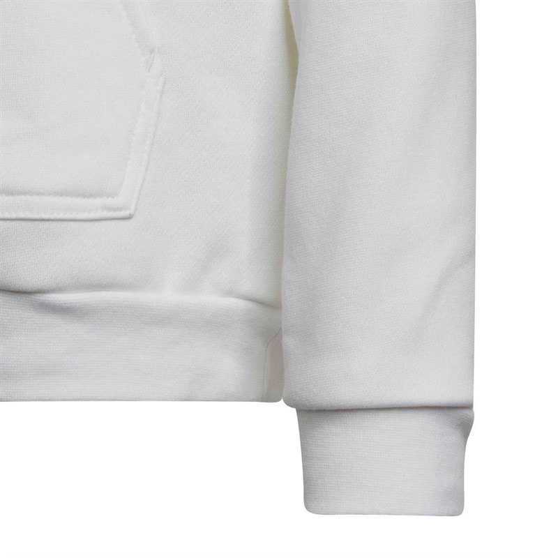 adidas Junior Jongens Entrada 22 Pullover Hoodie Wit/Zwart - Afbeelding 5